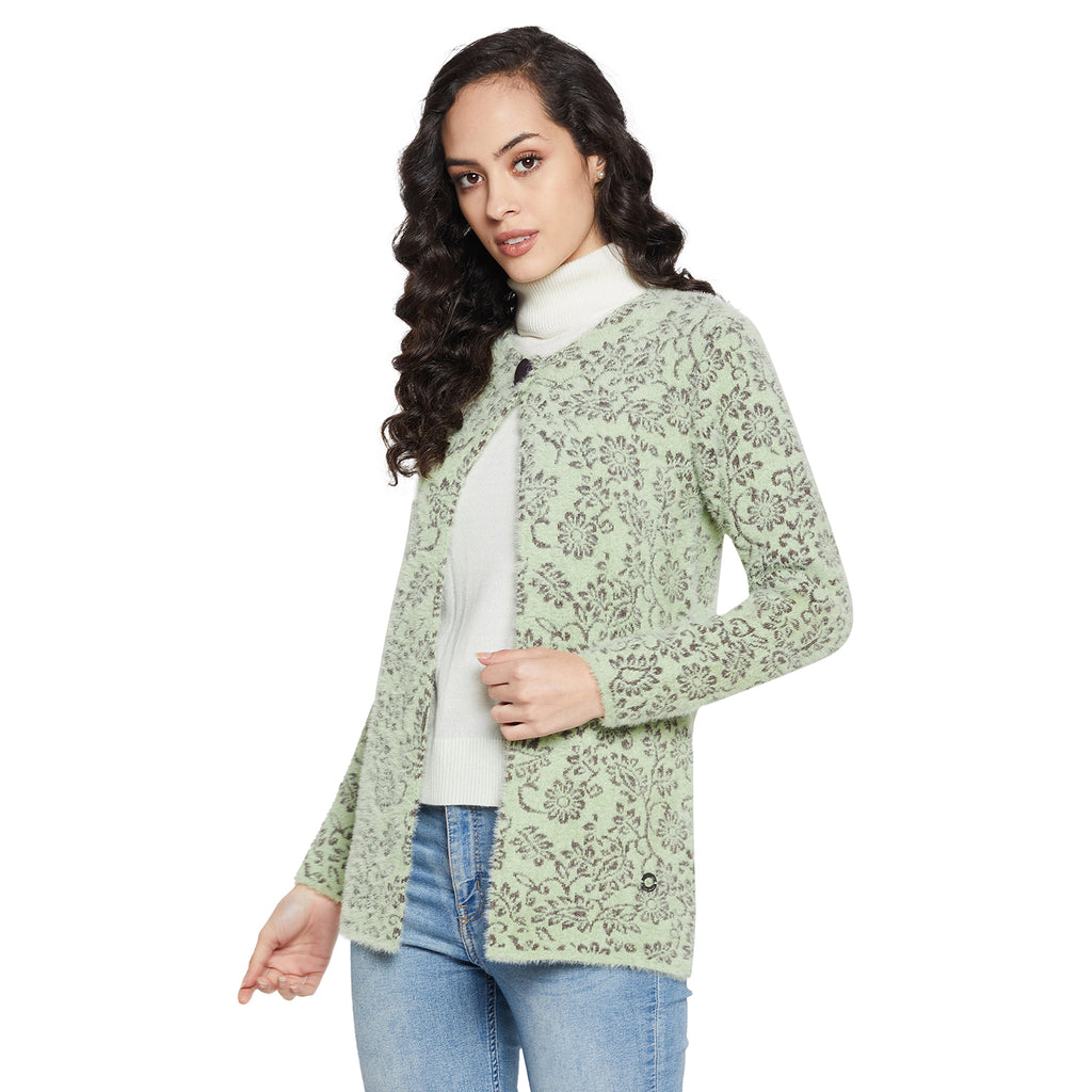 Duke Urban Women Full sleeve Round Neck Cardigan (SDS1132)