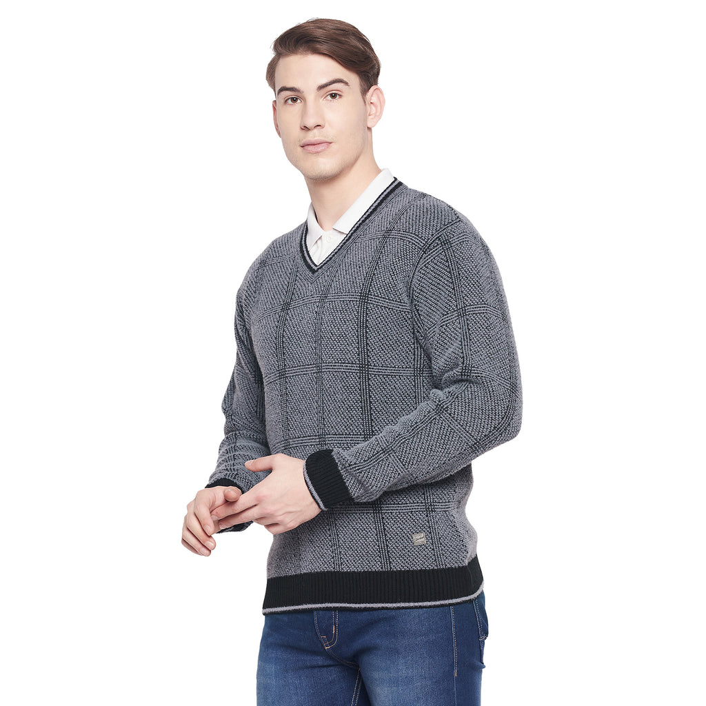 Duke Urban Men Full Sleeve V Neck Sweater (SDS2067)