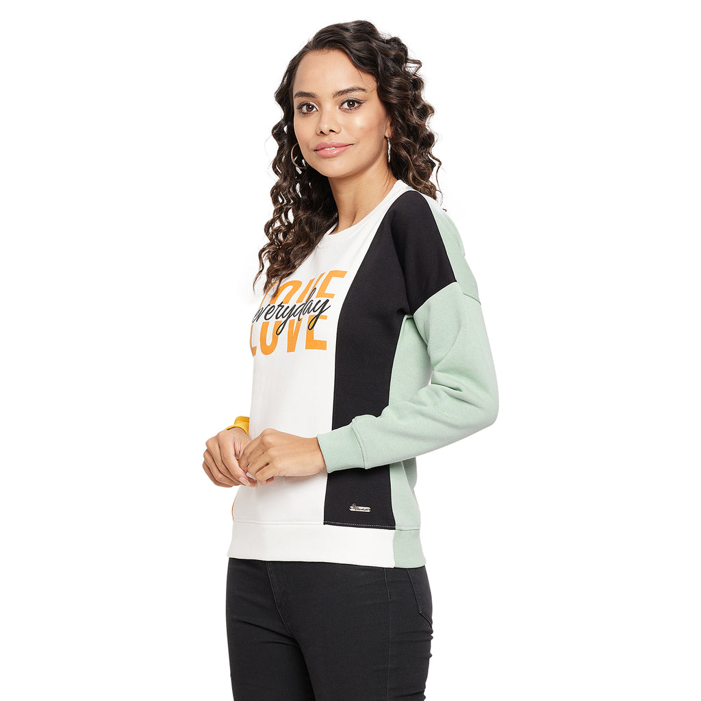 Duke Urban Women Full Sleeve Round Neck Sweatshirt (LFX874)