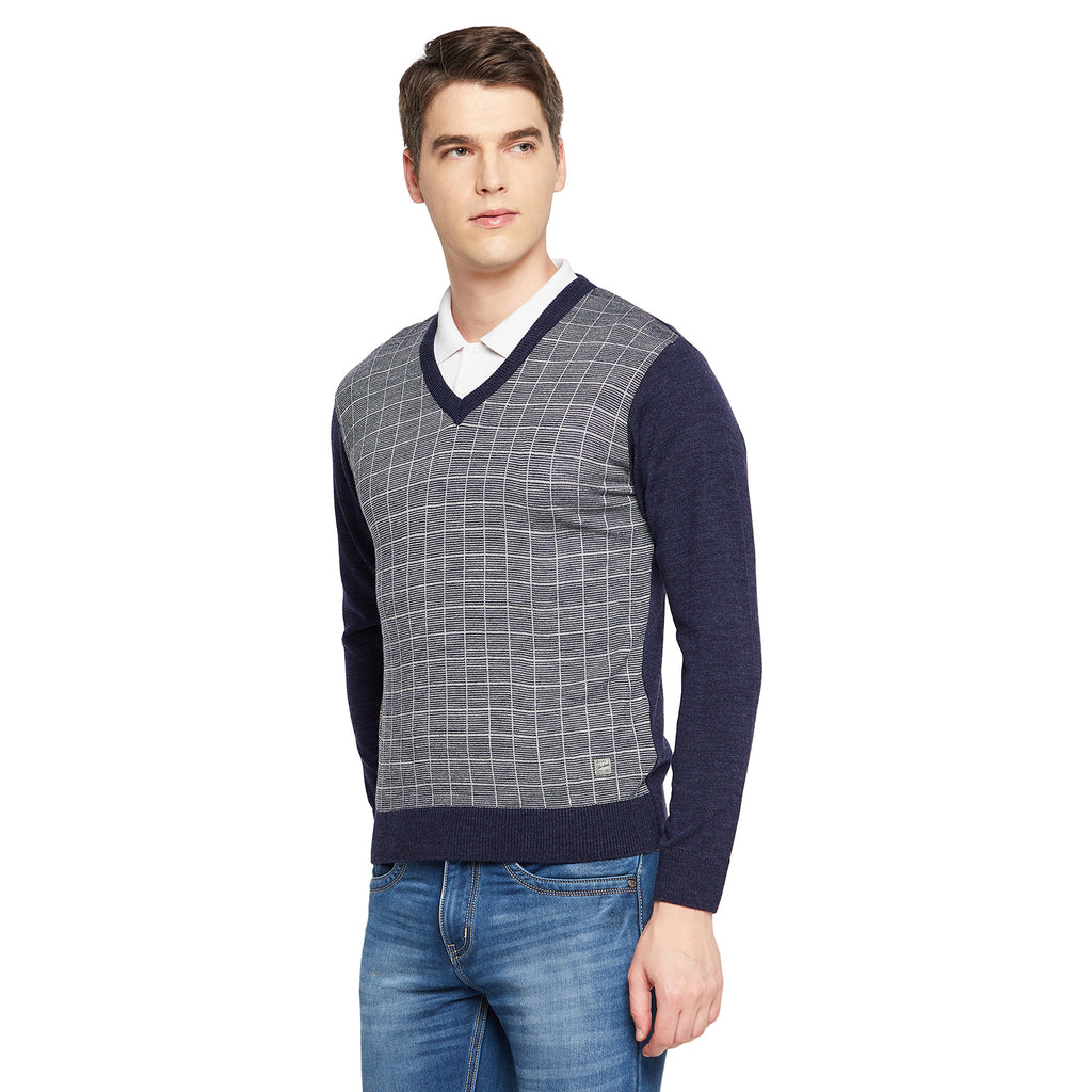 Duke Urban Men Full Sleeve V Neck Sweater (SDS8095)