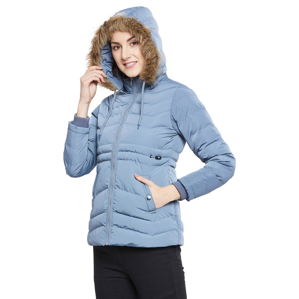 Duke Urban Women Full Sleeve Puffer Jacket (SDZ6690)