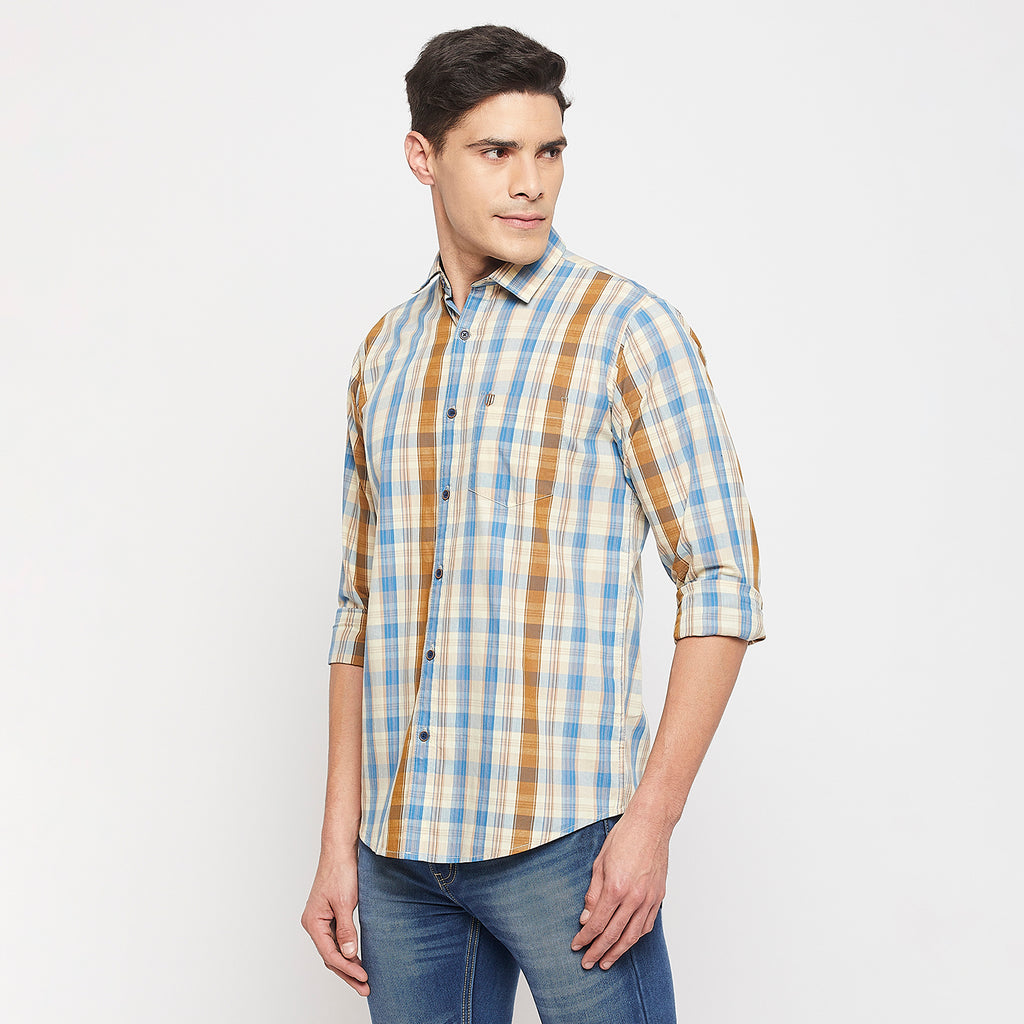 Duke Urban Men Full Sleeve Cotton Shirt (SDO5CKQ)