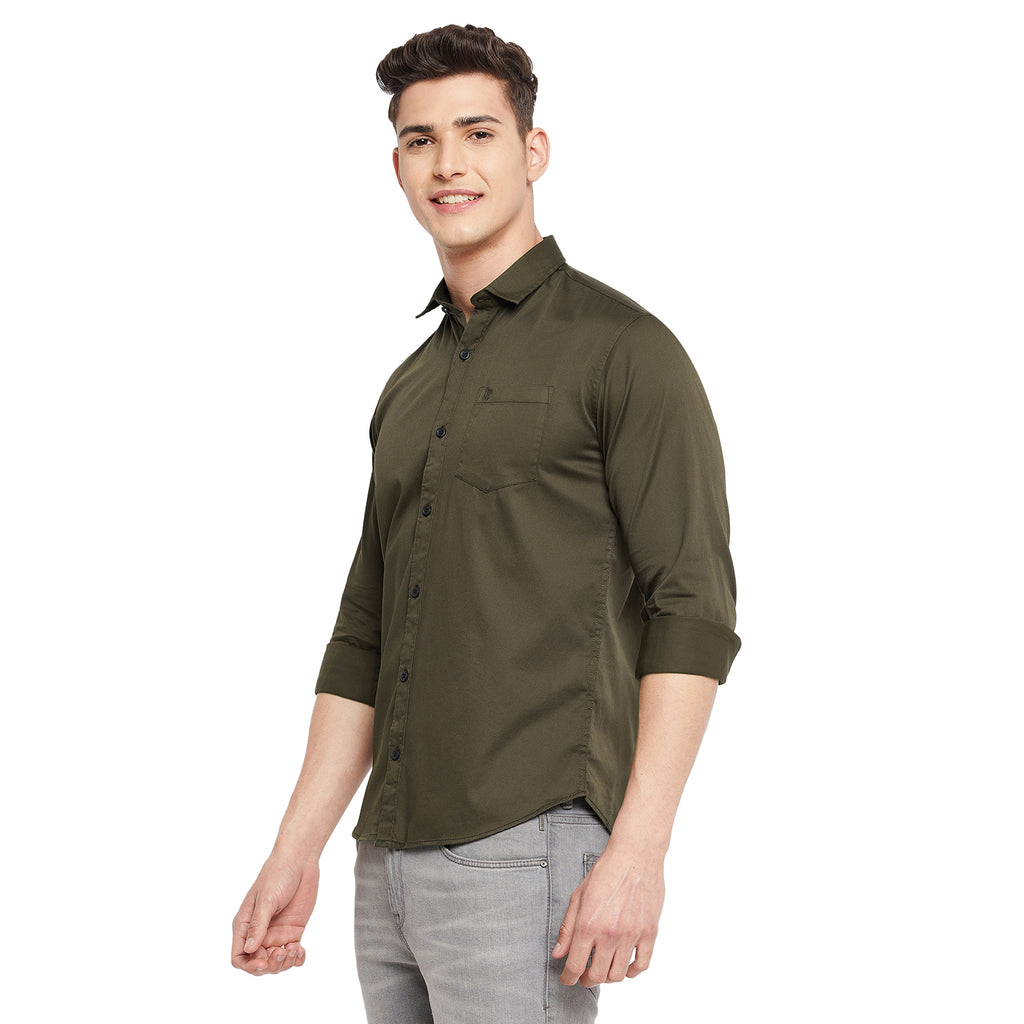 Duke Urban Men Full Sleeve  Cotton Shirt (SDO5SATR)