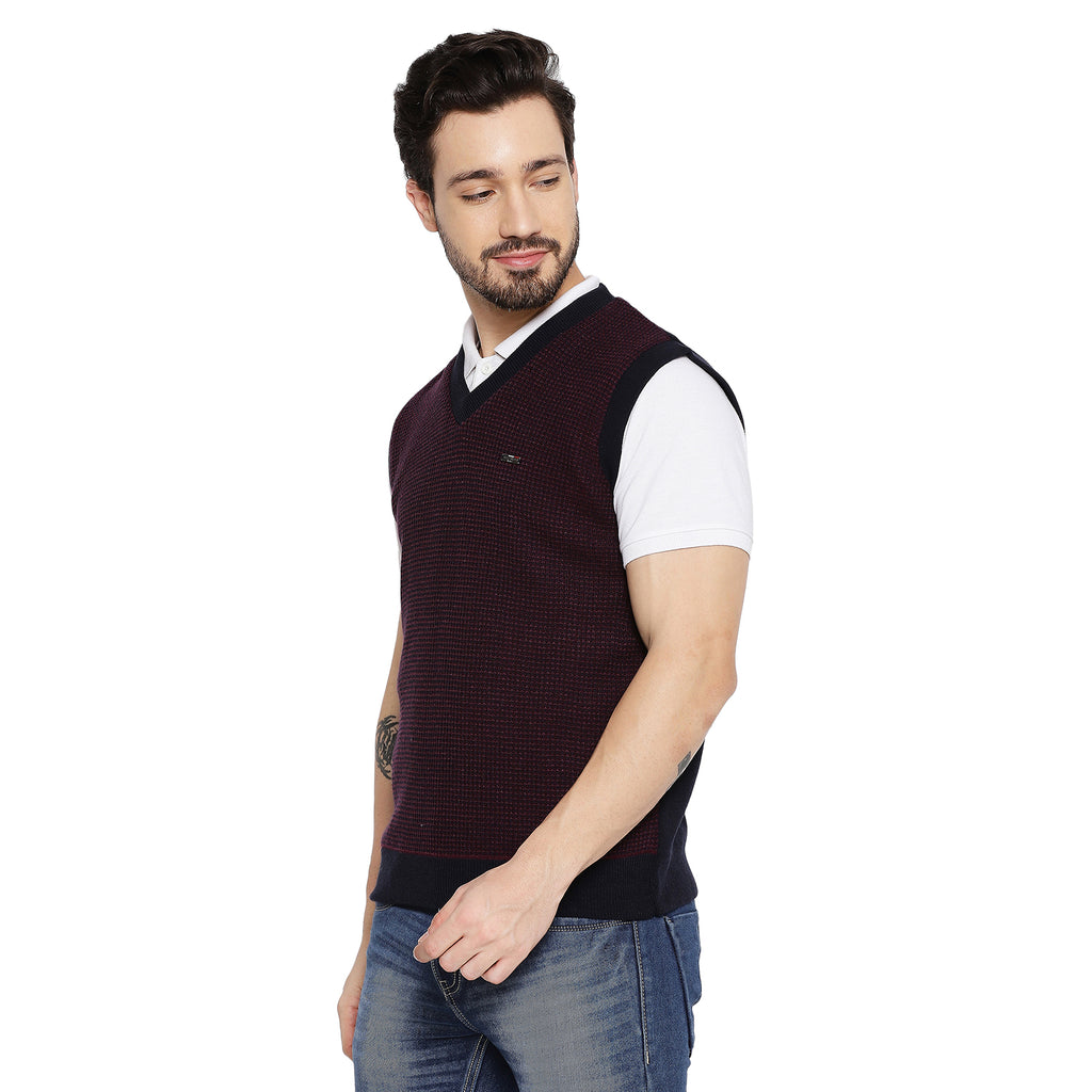 Duke Urban Men Sleeveless Reversible Sweater (SDS2037)