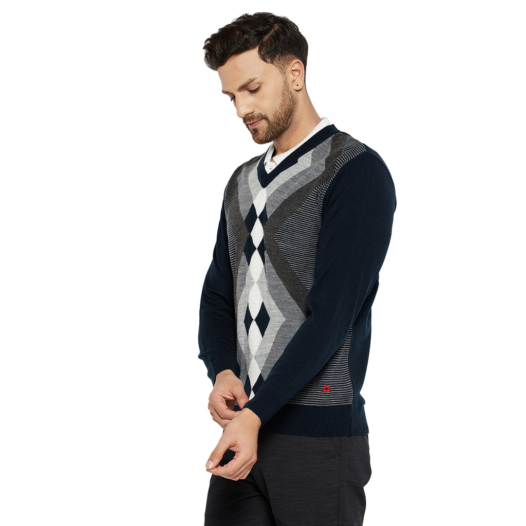 Duke Urban Men Full Sleeve V Neck Sweater (SDS2057)