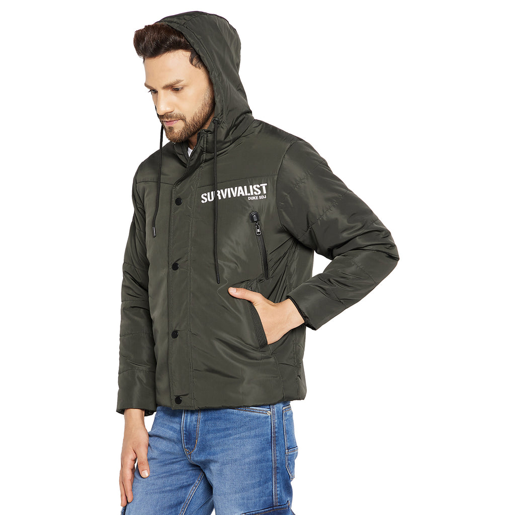 Duke Urban Men Full Sleeve Hooded Jacket (SDZ1087)