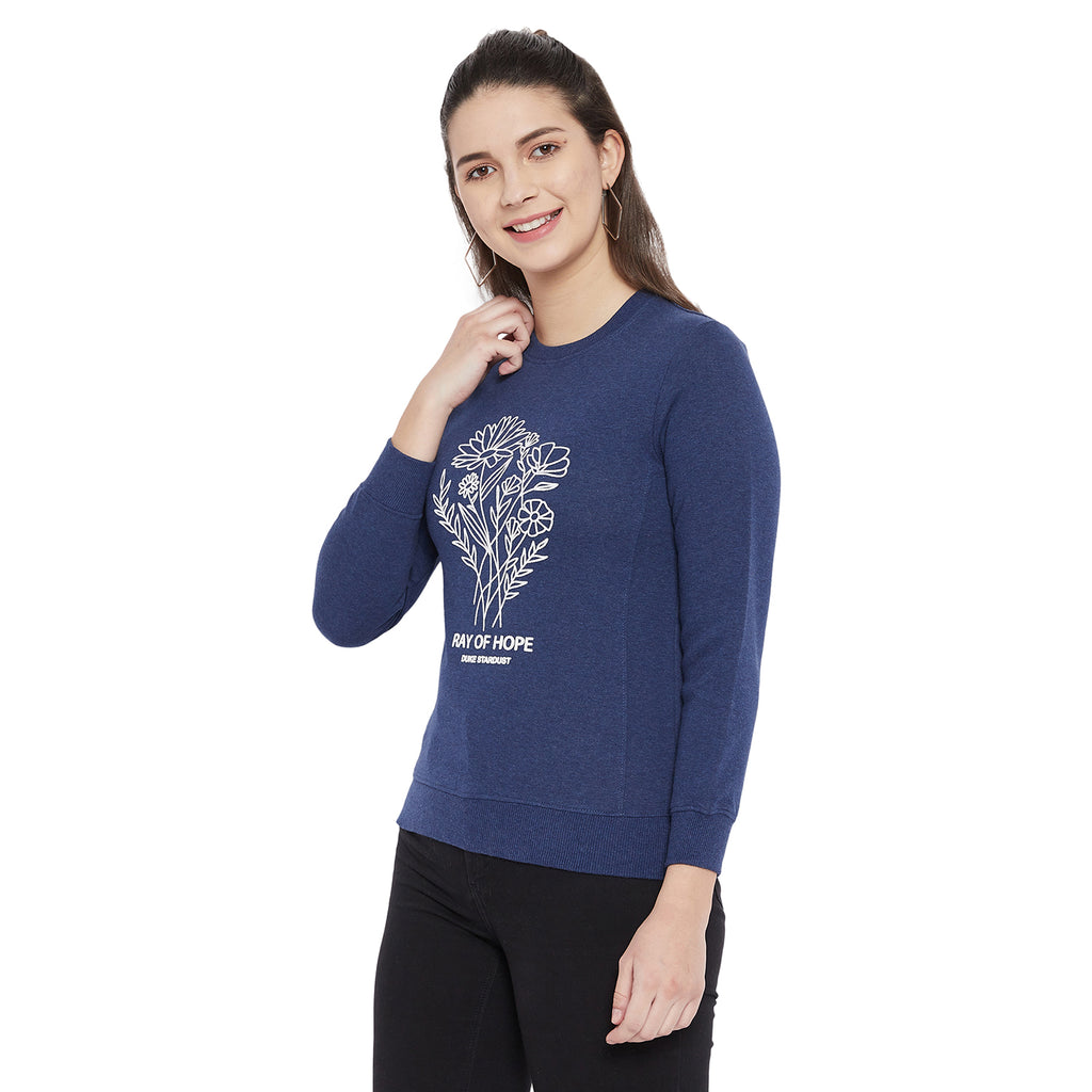 Duke Urban Women Round Neck Sweatshirt (MLFX674)