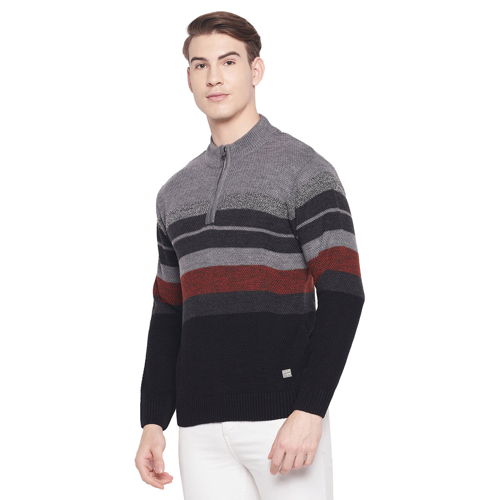 Duke Urban Men Full Sleeve Half Zip Sweater (SDS2076)