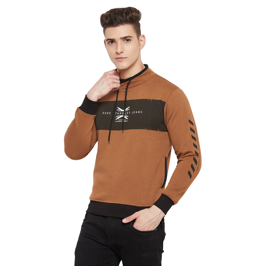 Duke Urban Men Cowl Neck Sweatshirt (LF3849)