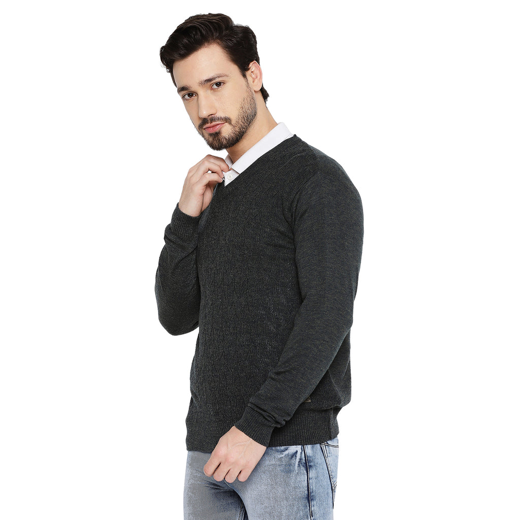 Duke Urban Men Full Sleeve V Neck Sweater (SDS2048)