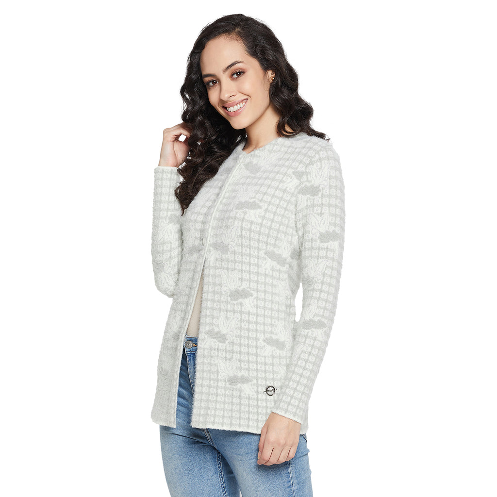Duke Urban Women Full sleeve Round Neck Cardigan (SDS1055)