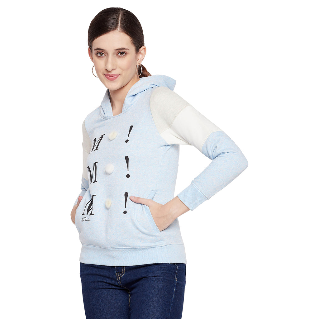 Duke Urban Women Full Sleeve Hooded Sweatshirt (LFX779)