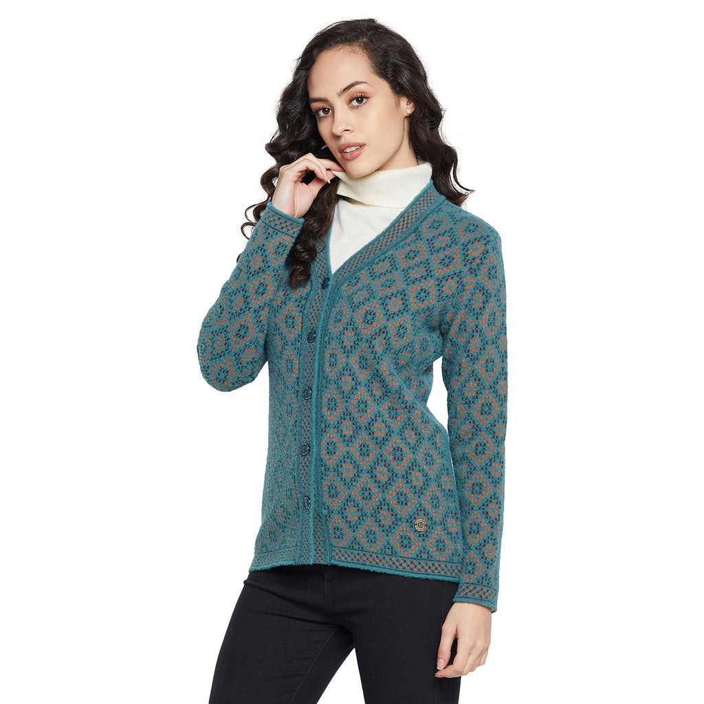 Duke Urban Women Full sleeve V Neck Cardigan (SDS1052)