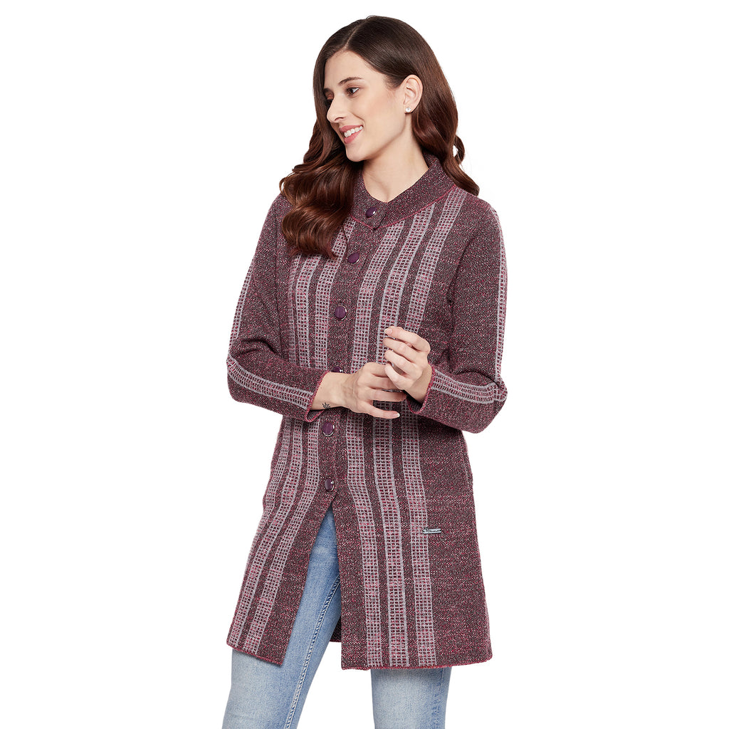 Duke Urban Women Full Sleeve Long Cardigan (SDS1086)