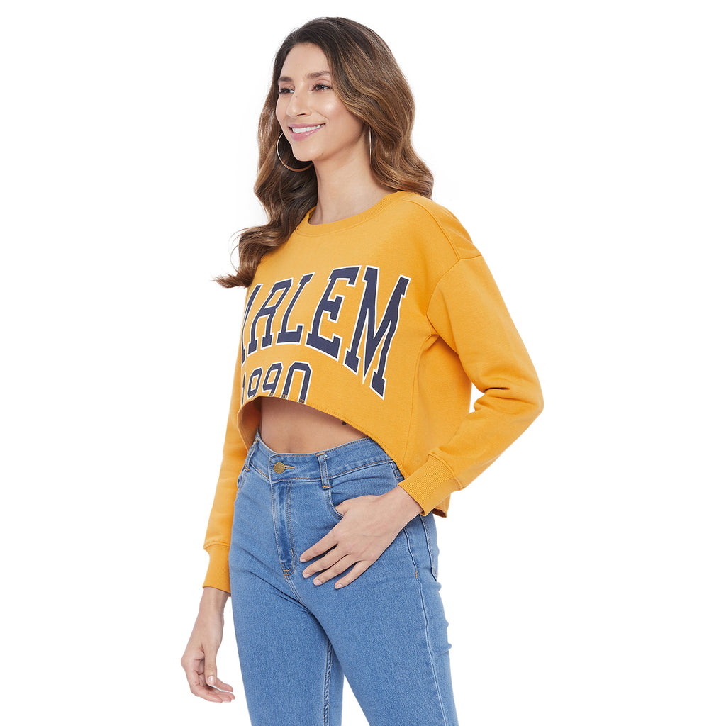 Duke Urban Women Round Neck Crop Sweatshirt (LFX763)