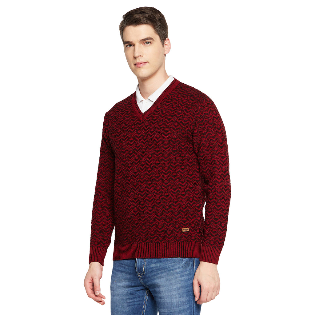 Duke Urban Men Full Sleeve V Neck Sweater (SDS2059)