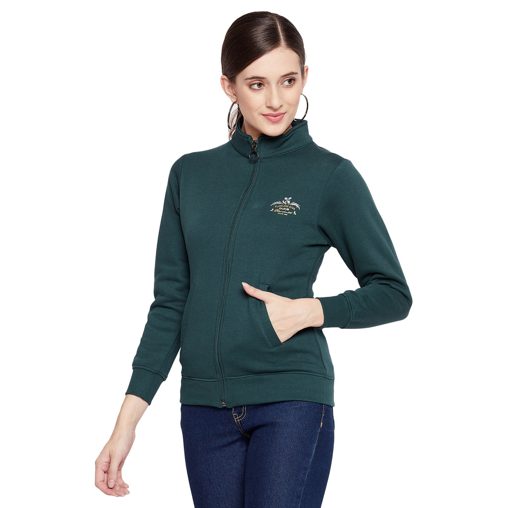 Duke Urban Women Full Sleeve Zipper Sweatshirt (LFX870)