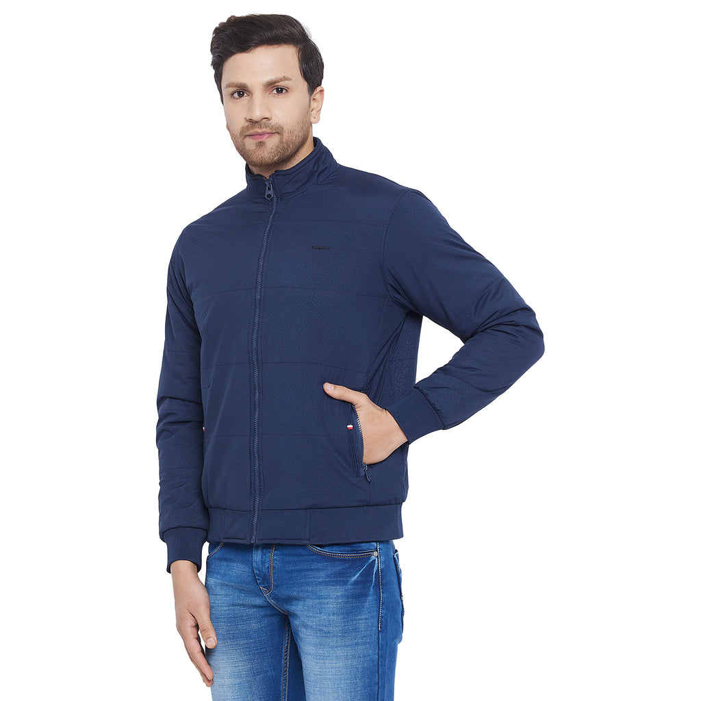 Duke Urban Men Full Sleeve Embossed Quilted Jacket (SDZ957)