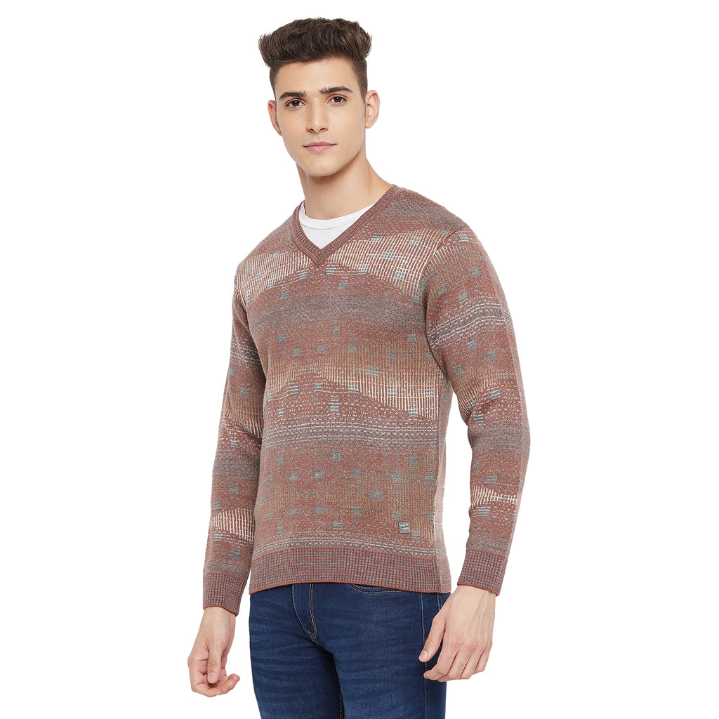 Duke Urban Men Full Sleeve V Neck Sweater (SDS2066)