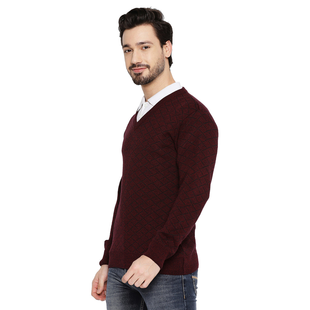 Duke Urban Men Full Sleeve V Neck Sweater (SDS2055)