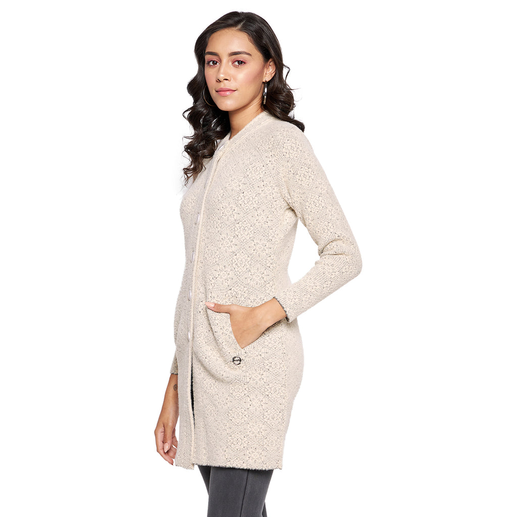 Duke Urban Women Full sleeve Round Neck Cardigan (SDS1092)