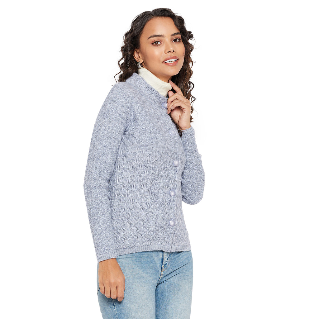 Duke Urban Women Round Neck Cardigan  (SDS1046)