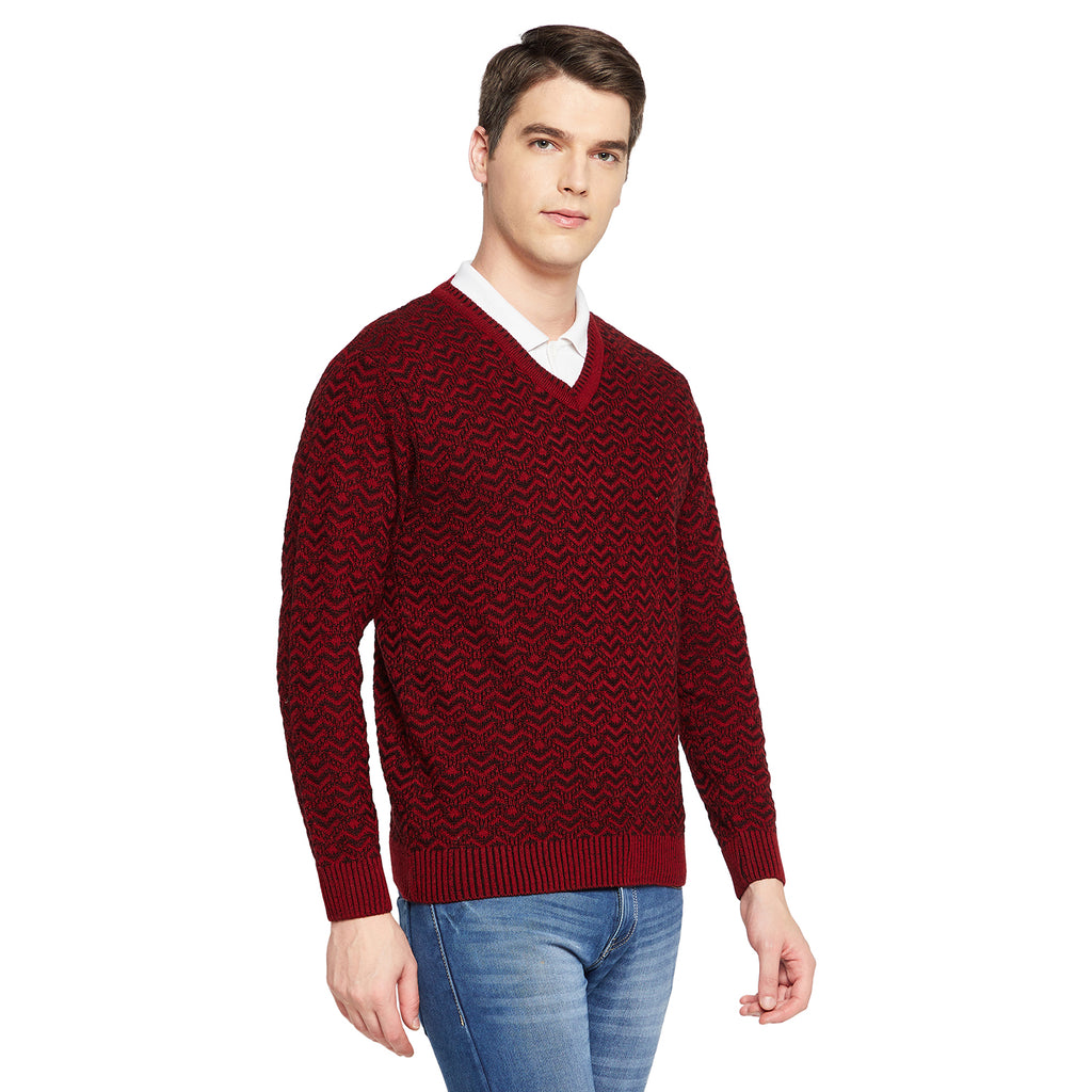 Duke Urban Men Full Sleeve V Neck Sweater (SDS2059)