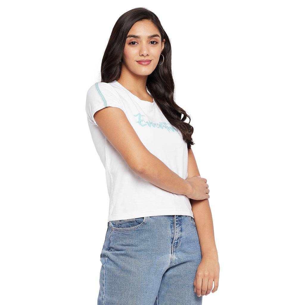 Duke Urban Round Neck Lady Crop Top (LFX114)
