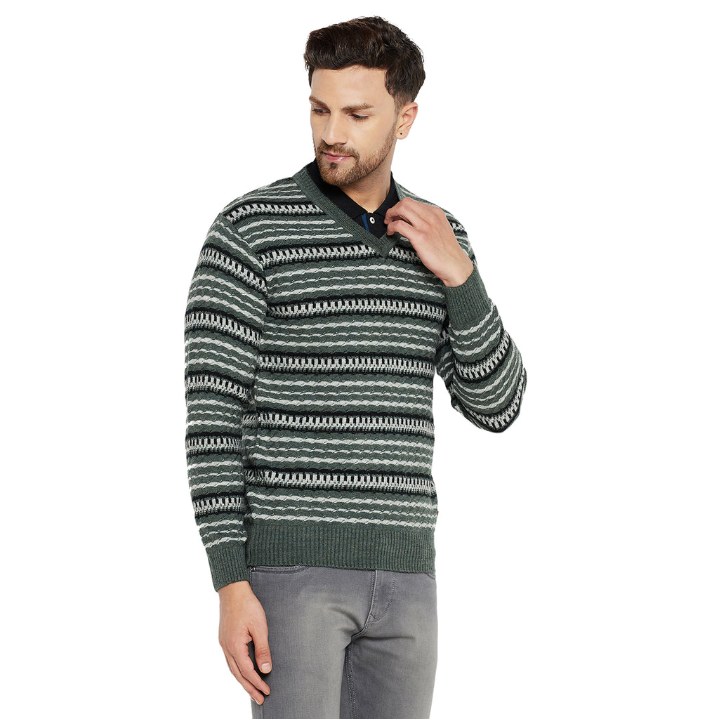 Duke Urban Men Full Sleeve V Neck Sweater (SDS2056)