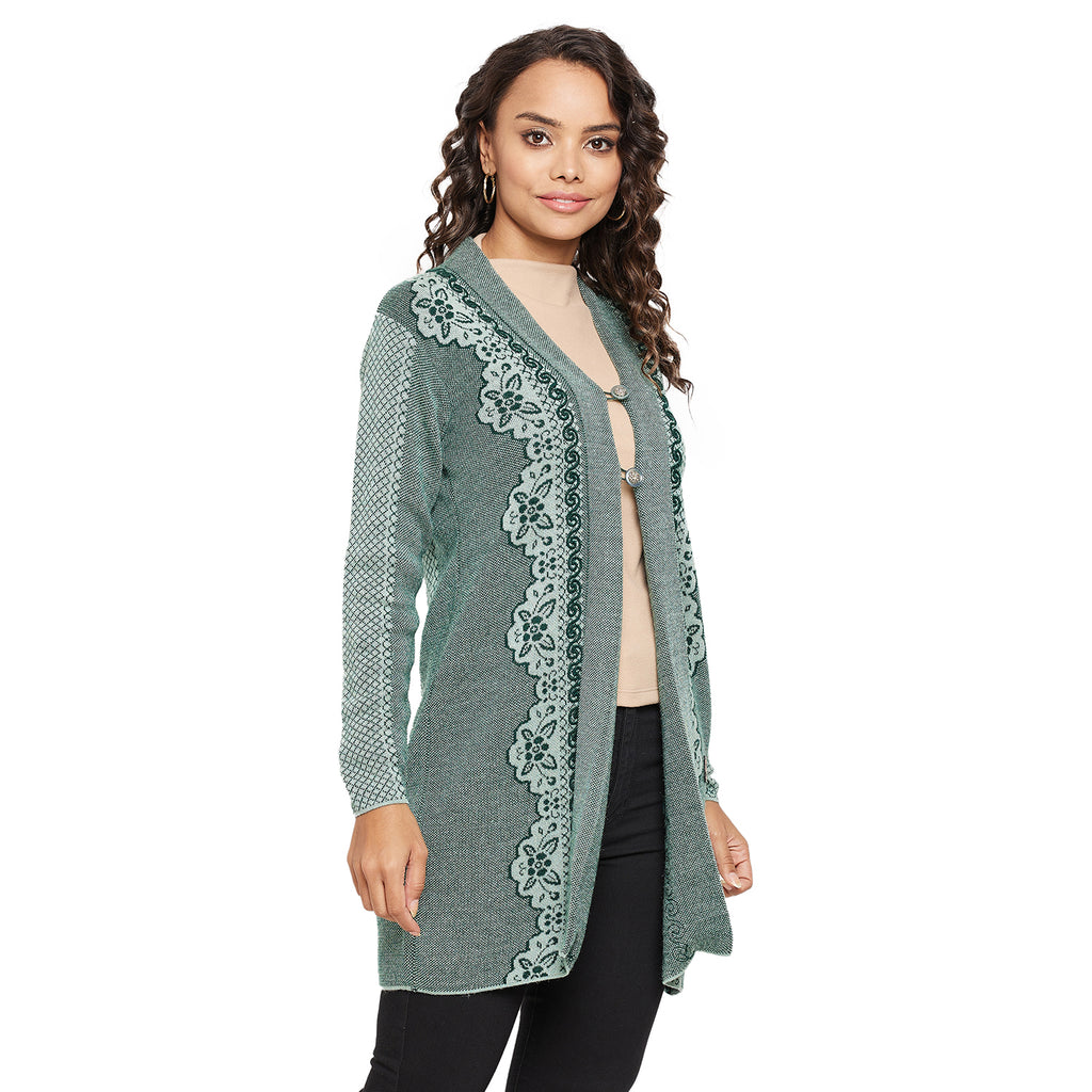 Duke Urban Women Full sleeve V Neck Cardigan (SDS1133)