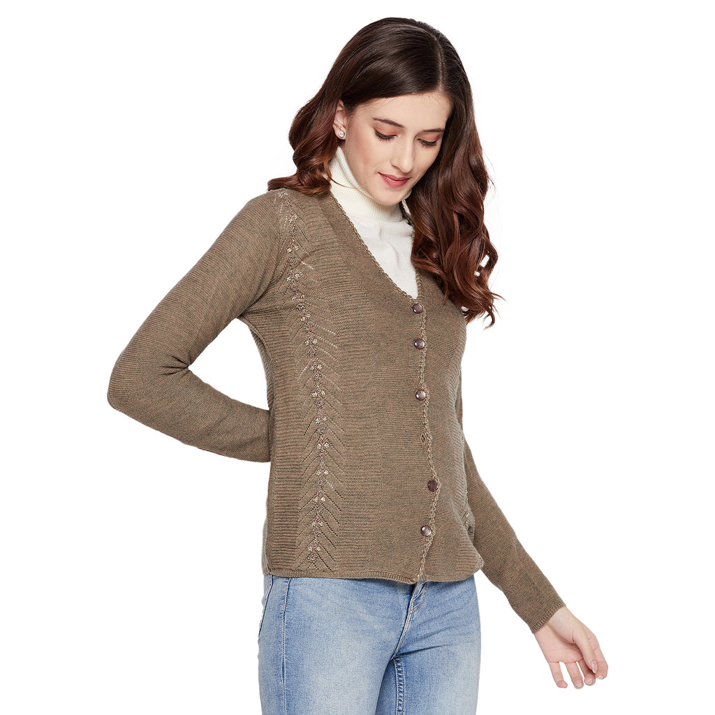 Duke Urban Women Full Sleeve Cardigan (SDS9597)