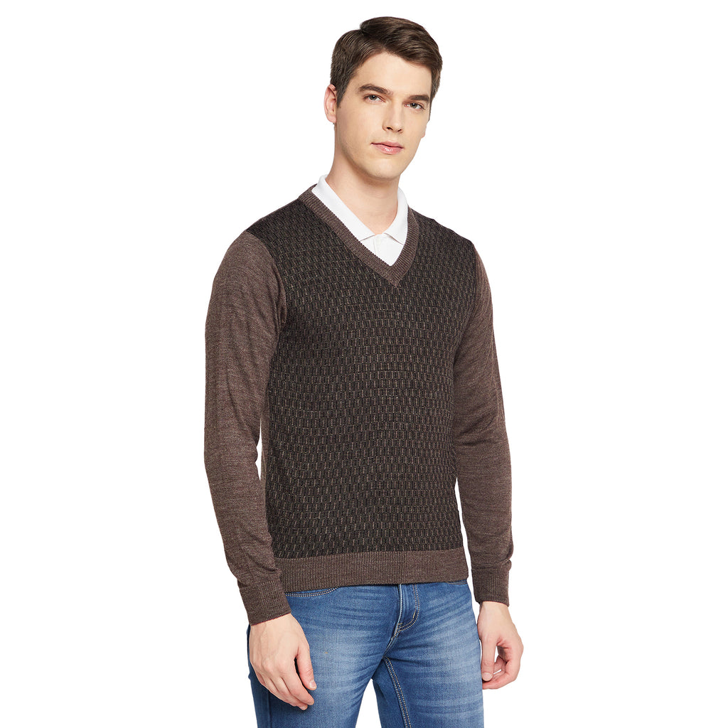 Duke Urban Men Full Sleeve V Neck Sweater (SDS8088)