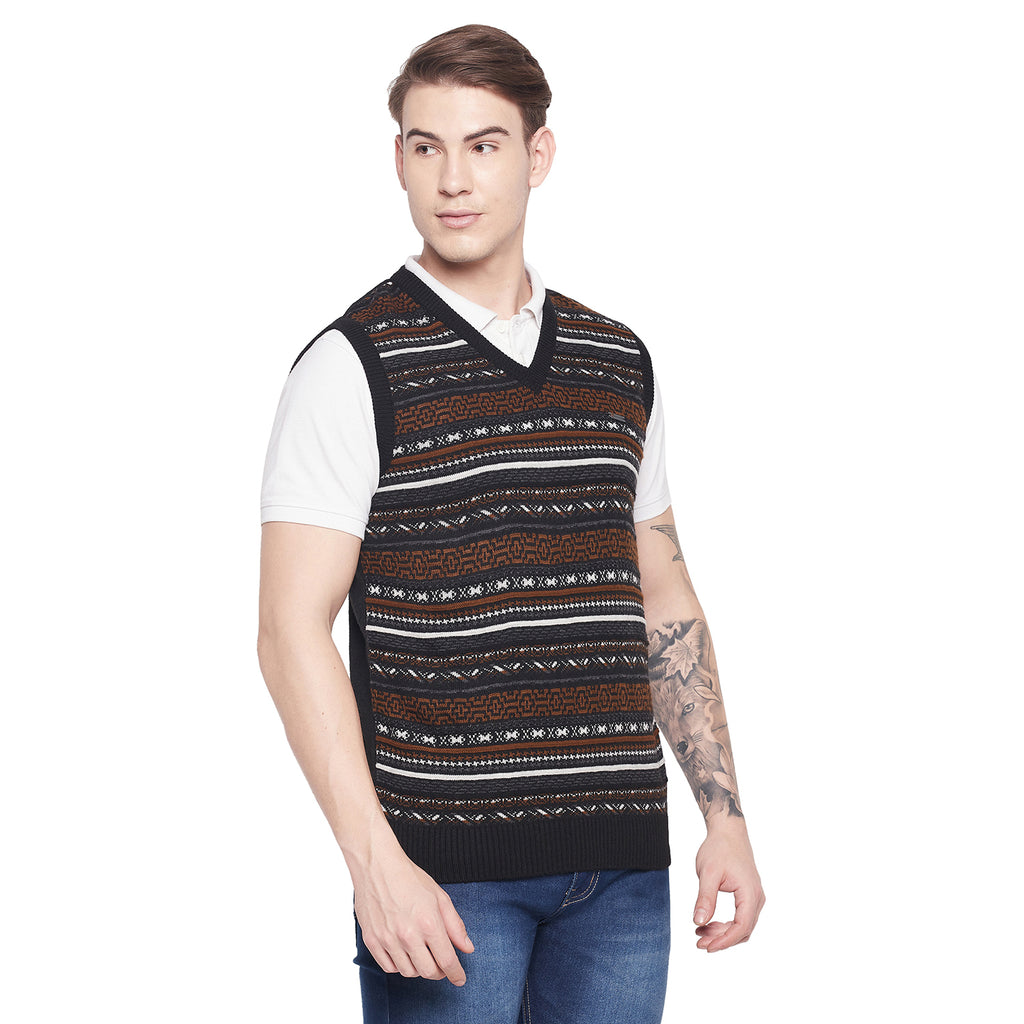 Duke Urban Men Sleeveless V Neck Sweater (SDS2029)