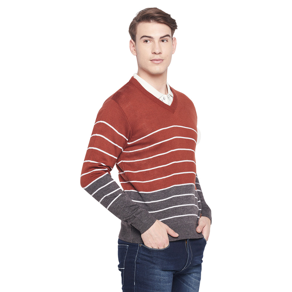 Duke Urban Men Full Sleeve V Neck Sweater (SDS8098)
