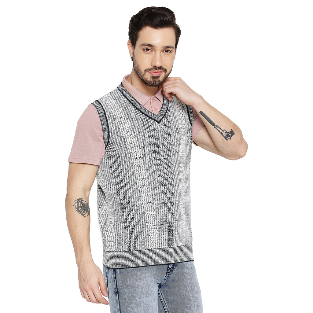 Duke Urban Men Sleeveless V Neck Sweater (SDS2031)