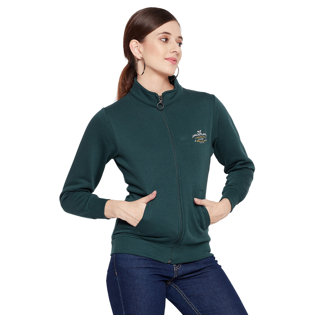 Duke Urban Women Full Sleeve Zipper Sweatshirt (LFX870)