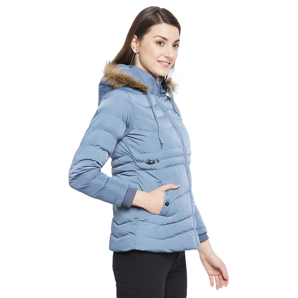 Duke Urban Women Full Sleeve Puffer Jacket (SDZ6690)