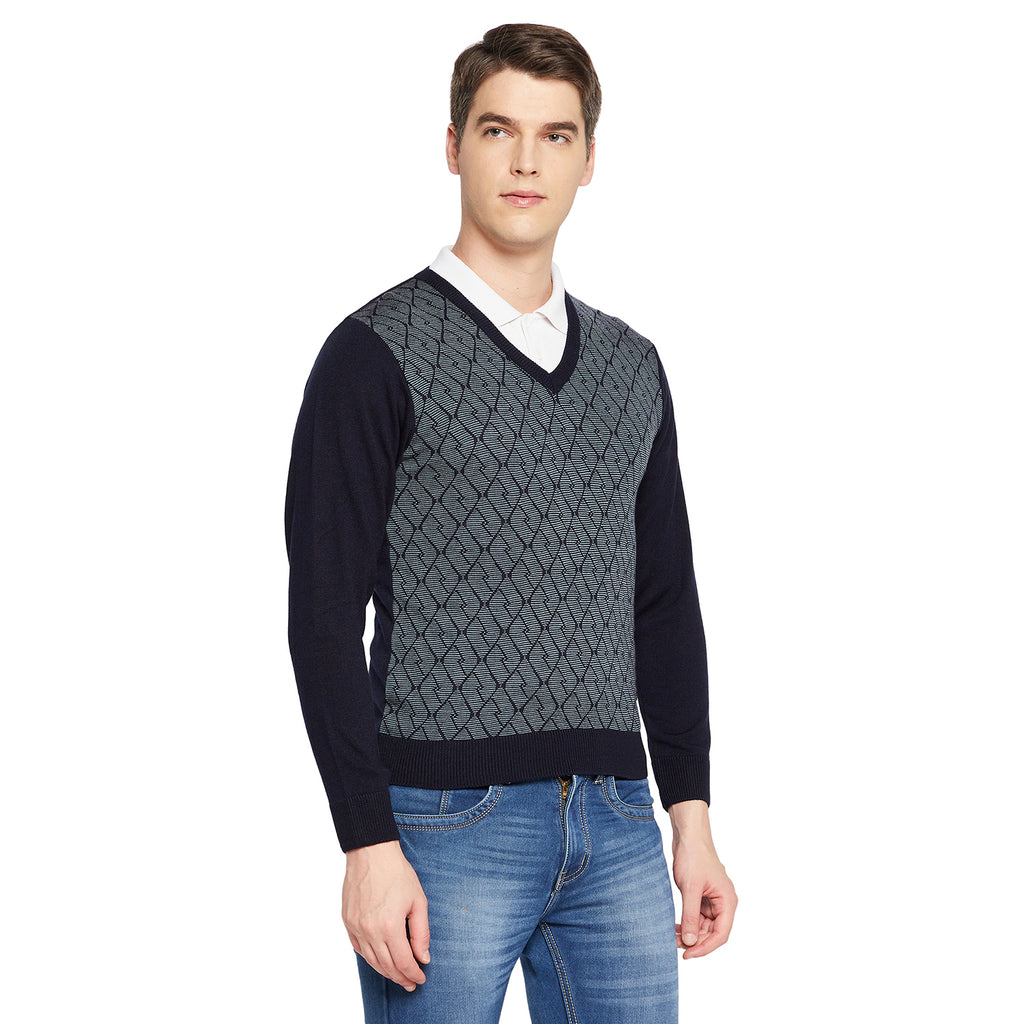 Duke Urban Men Full Sleeve V Neck Sweater (SDS8090)