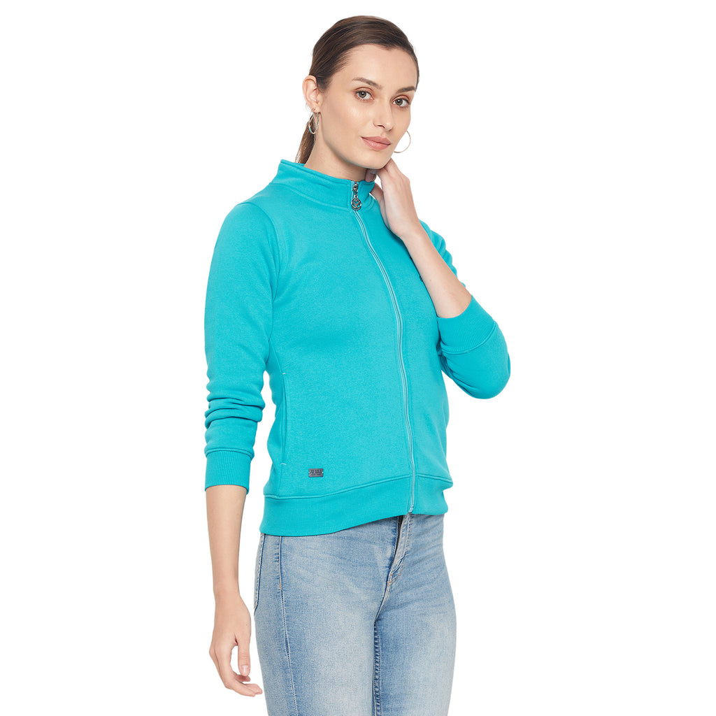 Duke Urban Women Full Sleeve Zipper Sweatshirt (MLFX675)