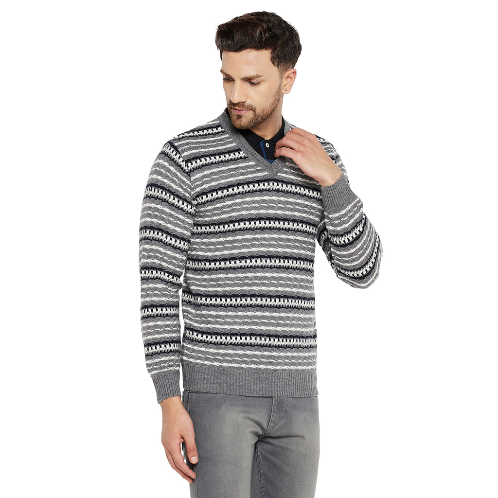 Duke Urban Men Full Sleeve V Neck Sweater (SDS2056)