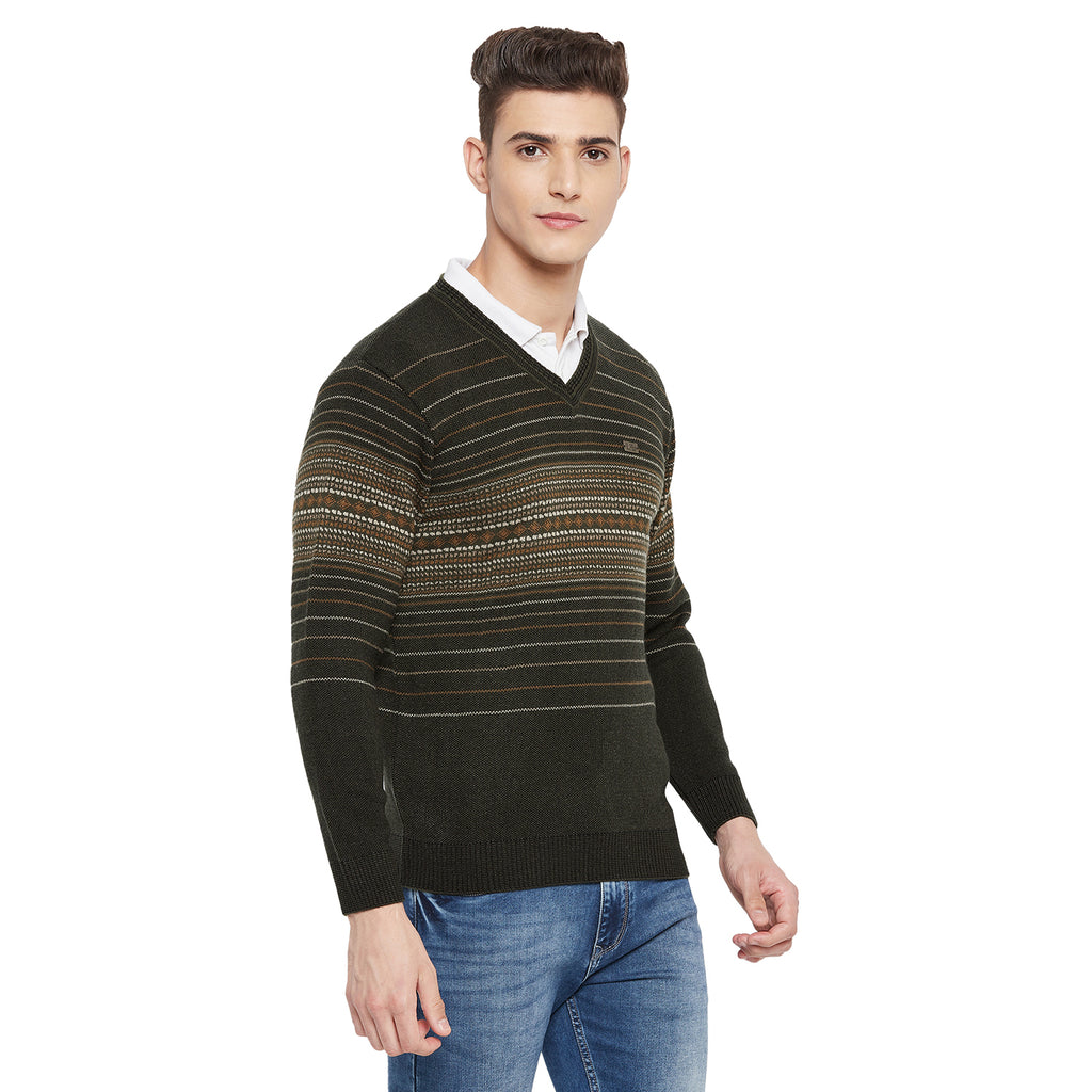 Duke Urban Men Full Sleeve V Neck Sweater (SDS2050)