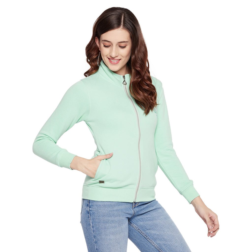 Duke Urban Women Full Sleeve Zipper Sweatshirt (MLFX675)