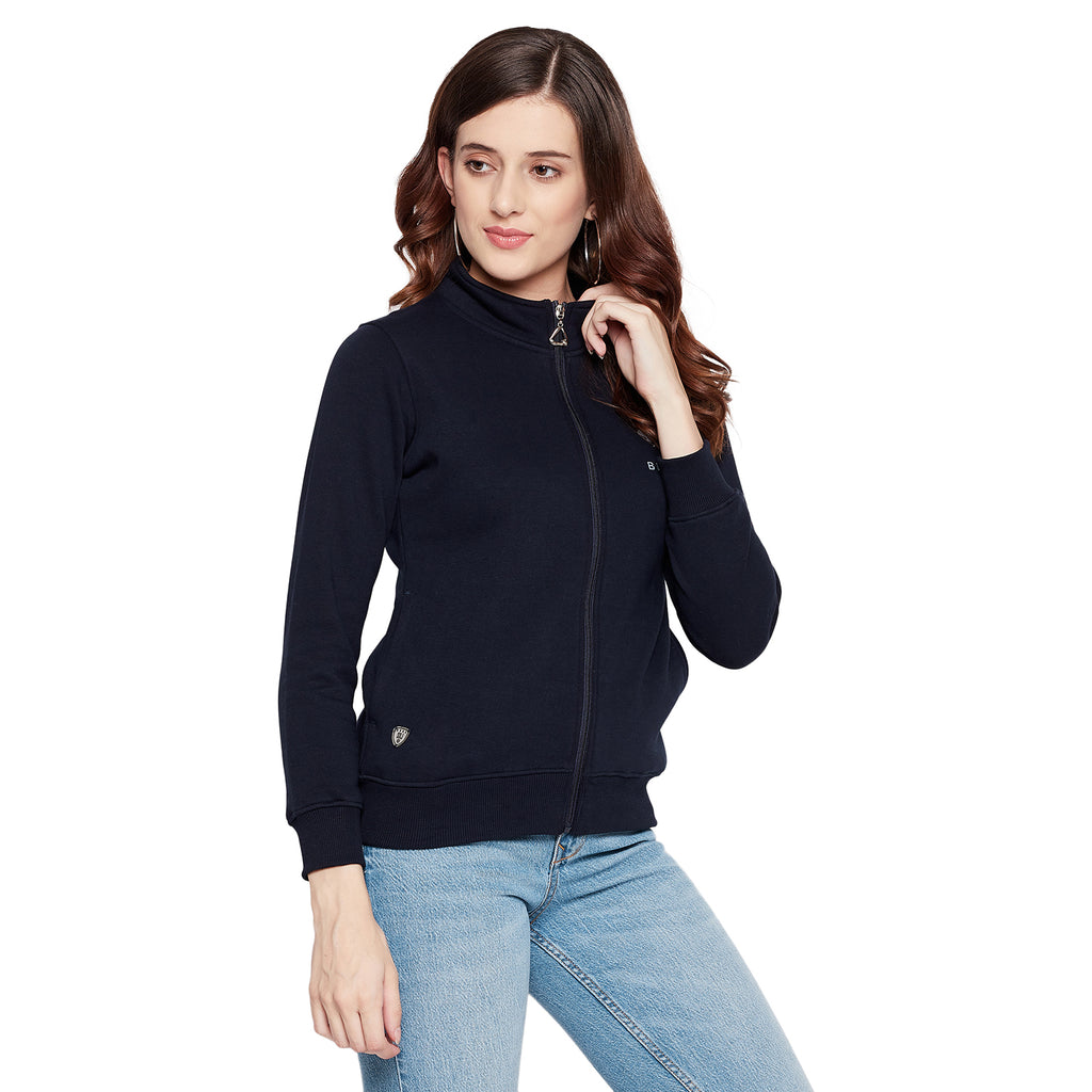 Duke Urban Women Full Sleeve Zipper Sweatshirt (MLFX675)