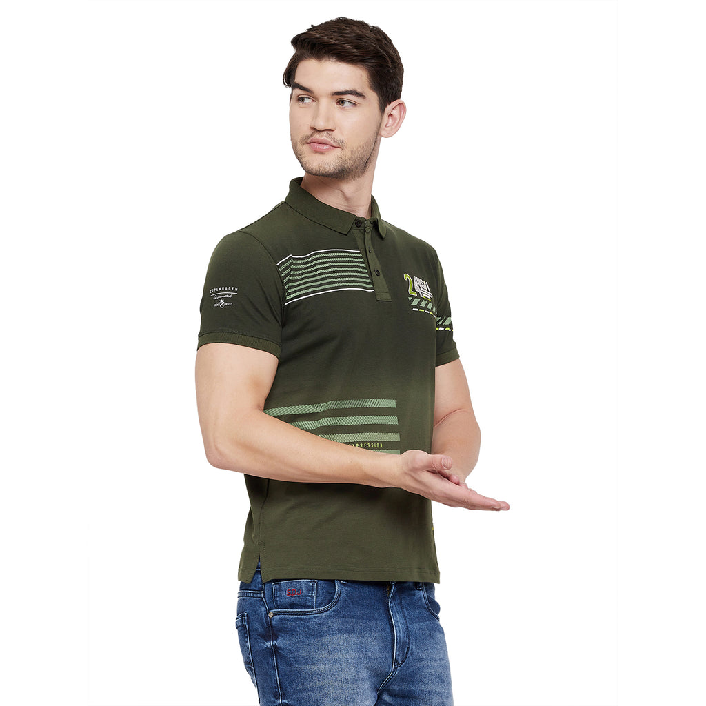 Duke Urban Men Half Sleeve Cotton T-shirt (LQ3758)
