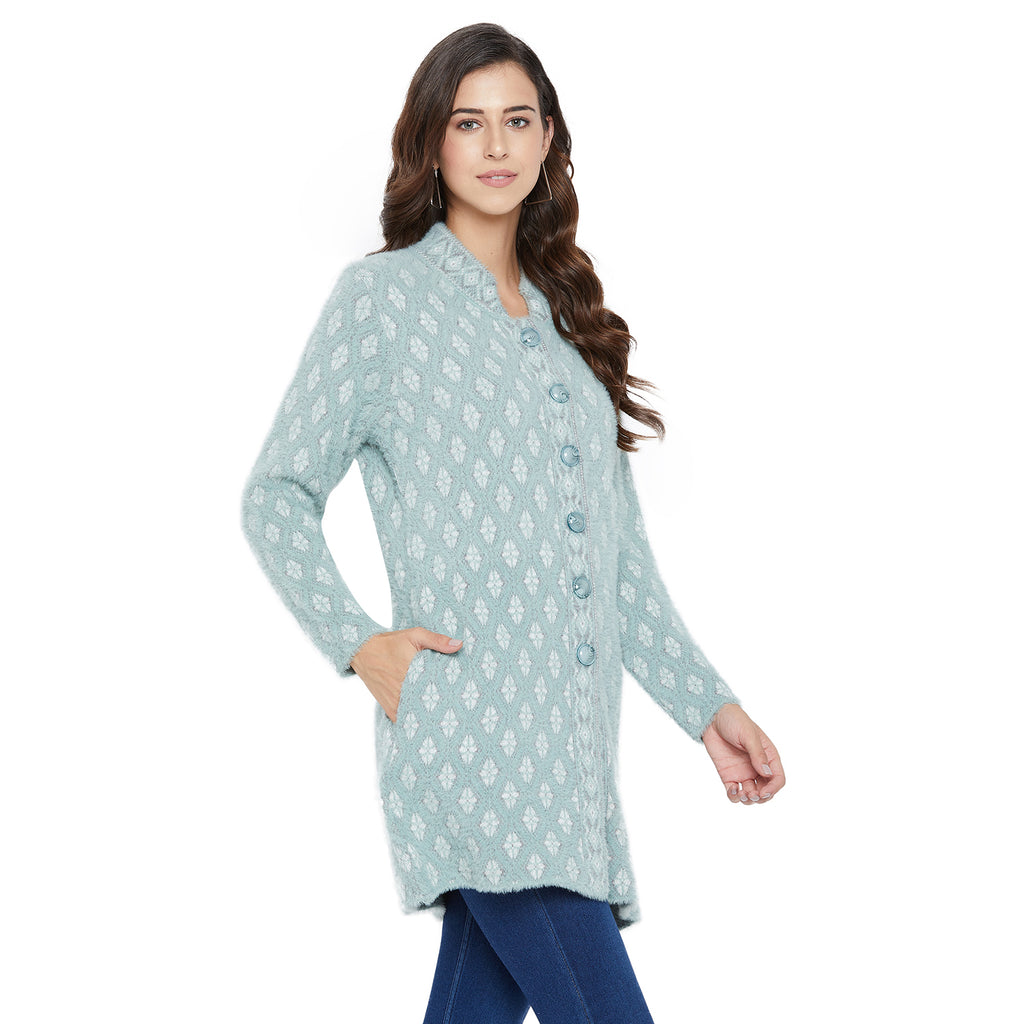 Duke Urban Women Full Sleeve Long Cardigan (SDS9651)
