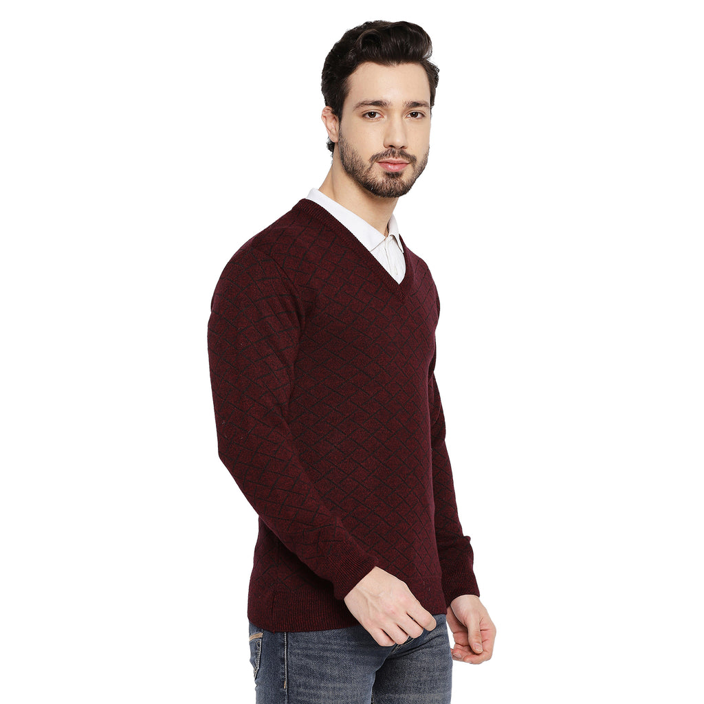Duke Urban Men Full Sleeve V Neck Sweater (SDS2055)