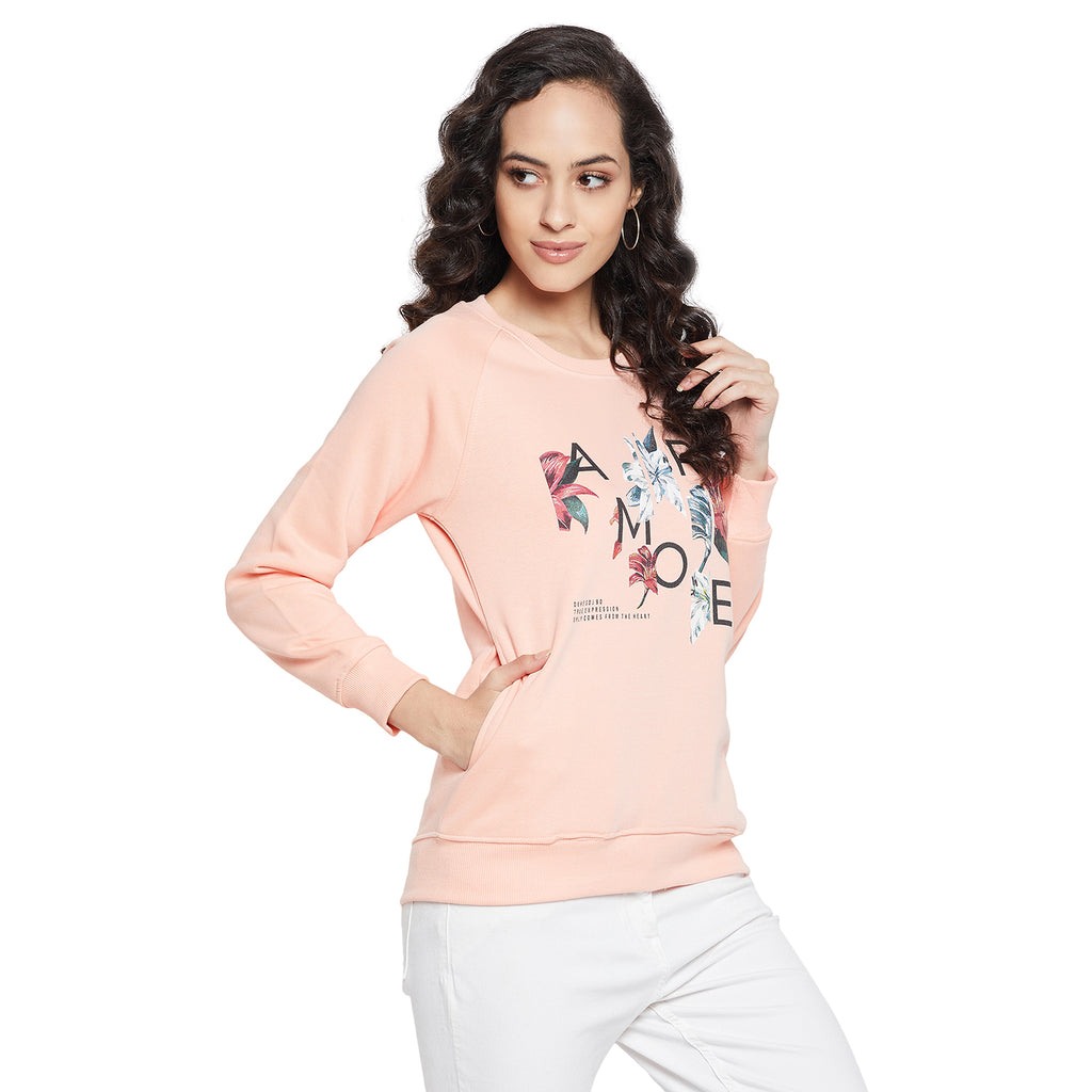Duke Urban Women Full Sleeve Round Neck Sweatshirt (LFX861)