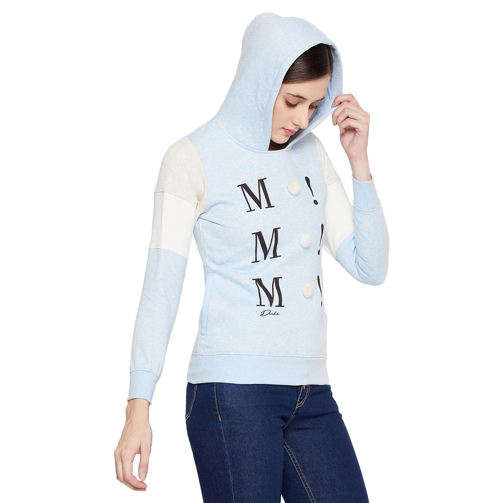 Duke Urban Women Full Sleeve Hooded Sweatshirt (LFX779)