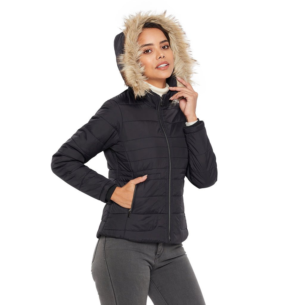 Duke Urban Women Full Sleeve Hooded Jacket (SDZ1914)