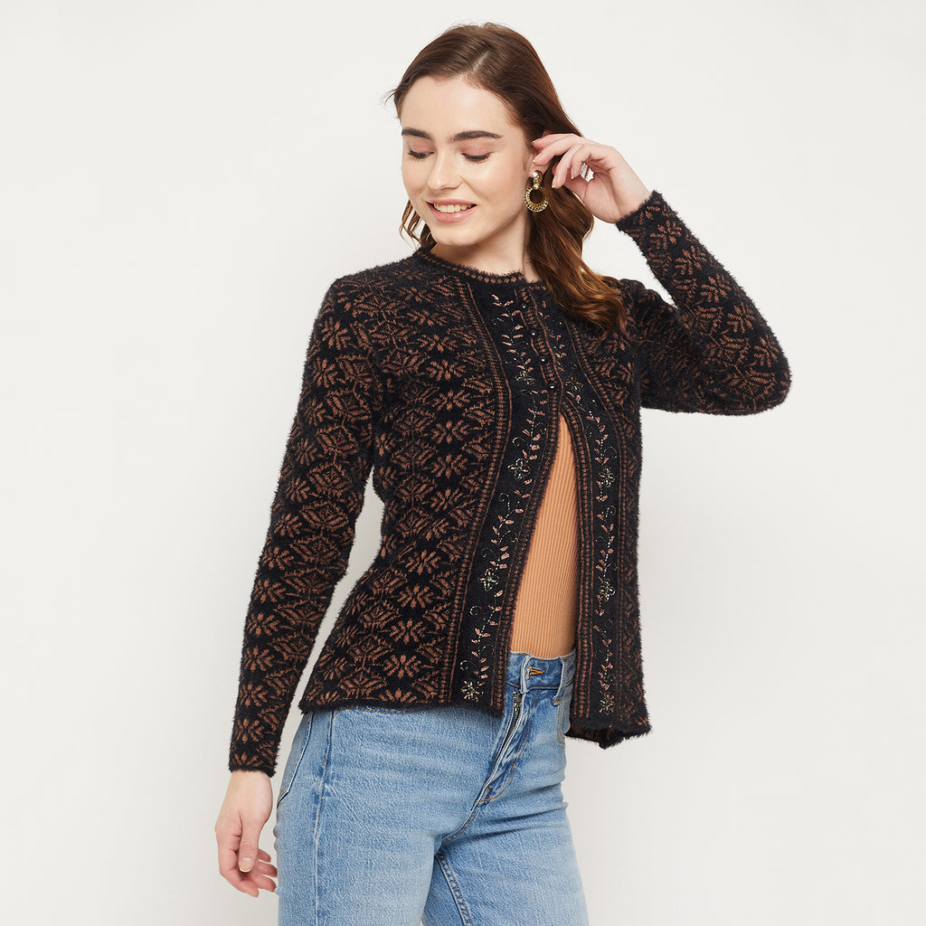 Duke Urban Women Self Design Cardigan (SDS1048)